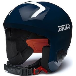 Briko, HELMET Unisex Volwassenen, Shiny Downriver Blue-White, M