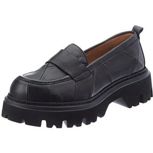 Repo Mocassino Bootschoenen voor dames, zwart, 38/38,5 EU, zwart, 38/38,5 EU, zwart.
