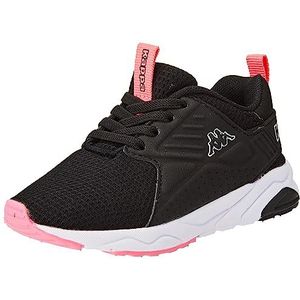 Kappa San Puerto El Inf BB Sneakers voor kinderen, uniseks, Zwart Roze, 24 EU