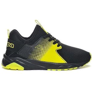 Kappa San Puerto El Kid Kinderschoenen, uniseks, Zwart Geel, 31 EU