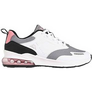 Kappa Myagi Jr Lace Sneakers, uniseks, volwassenen, Wit Roze, 39 EU