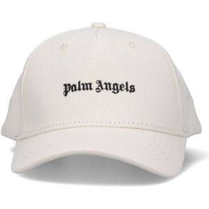 Palm Angels, Accessoires, Heren, Wit, ONE Size, Witte hoeden voor een stijlvolle uitstraling