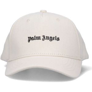 Palm Angels, Baseballpet Beige, Heren, Maat:ONE Size