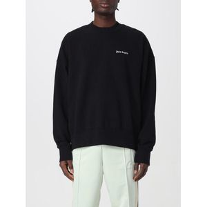 Palm Angels - Navy Sweatshirt - Blauw - Heren - Katoen