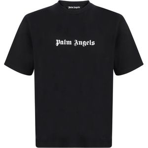 Palm Angels - Classic Logo - T-shirt - Zwart - Katoen