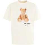 Palm Angels - Bear In Mind T-Shirt - Wit - Katoen