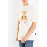 Palm Angels - Bear In Mind T-Shirt - Wit - Katoen
