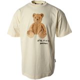 Palm Angels - Bear In Mind T-Shirt - Wit - Katoen