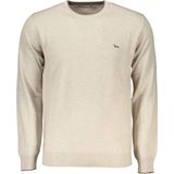 Harmont & Blaine - Gebreid Shirt - Beige - Lange Mouwen - Ronde Hals