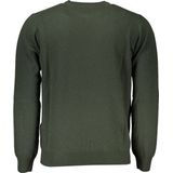 Ronde Hals Trui Effen Groen