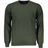 Ronde Hals Trui Effen Groen