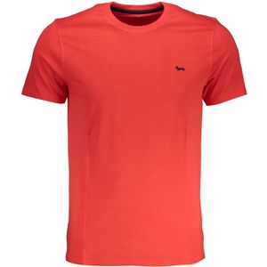 Harmont & Blaine - T-shirt - Rood - Katoen - Korte Mouwen