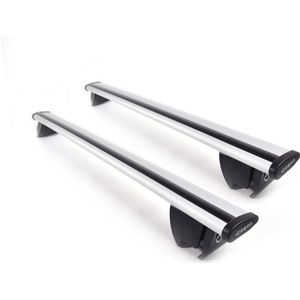 Dakdragers geschikt voor Kia Xceed vanaf 2020 gesloten dakrailing - Aluminium - Hoog laadvermogen 100kg - Wingbar Zilver - Merk Farad