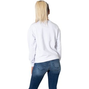 Sweater - Geribd Ceintuurtje - Sweatstof - Logoprint - Borduursels