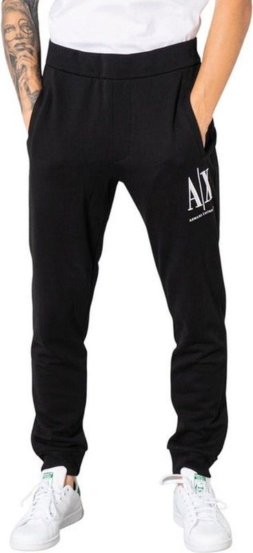 Armani Exchange Icon Tracksuit Bottom Sportbroek voor heren (1 stuk), zwart.