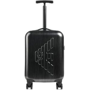 Emporio Armani, Grijze Casual Trolley - Emporio Armani Heren Grote Cabinetas Grijs, Heren, Maat:ONE Size