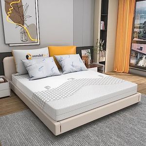 Mundialflex Matras, traagschuim, 160 x 200 cm, tweepersoonsbed