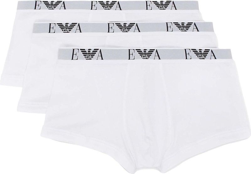 Emporio Armani - Essential Monogram - Boxershorts - Wit - 3-Pack