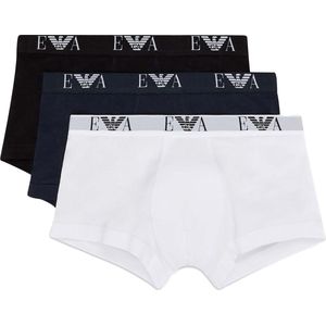 Emporio Armani - Gebreide 3PACK Trunks - Meerkleurig - Materiaal: Katoen