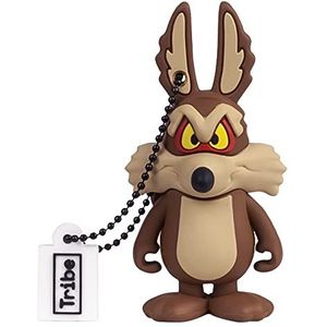 Tribe - USB-stick 32 GB Wile E. Coyote - Flash Memory 2.0, originele figuren Looney Tunes, met Windows, Linux en Mac compatibele USB-stick