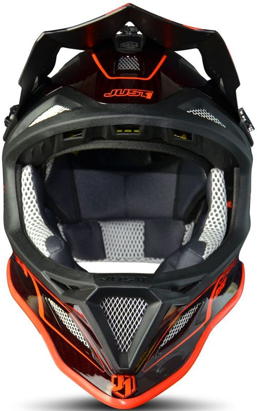 JUST1 - JDH - Crosshelm - Koolstof - Zwart