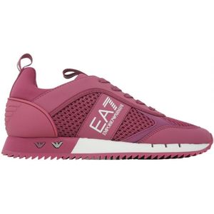 EA7 Lace Runner Roze Sneakers - Maat 44.5