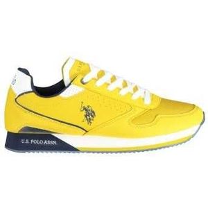U.s. Polo Assn., Gele Sneakers - Bimateriaal Geel, Heren, Maat:42 EU