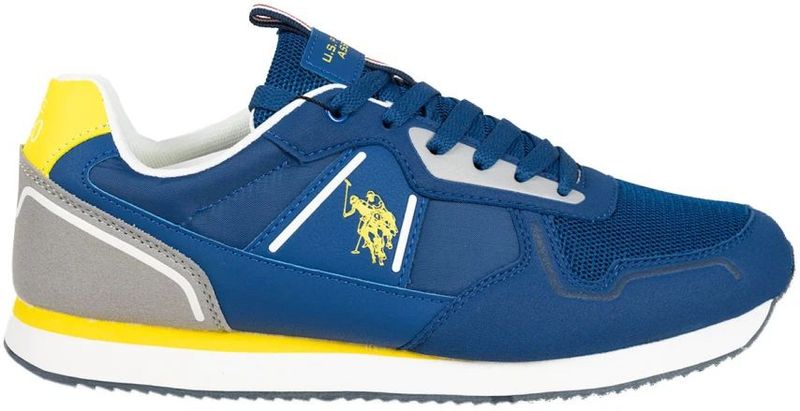 U.s. Polo Assn. - Sneakers - Blauw - Leer