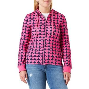 Love Moschino Damesjas met ritssluiting, blauw Fuchsia, 42