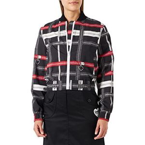 Love Moschino Unlined Bomberjack voor dames, Zwart, 36
