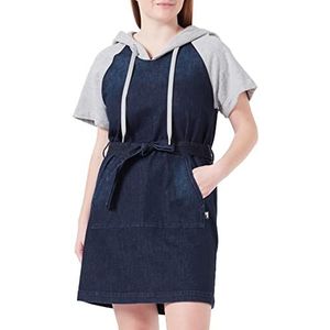 Love Moschino Dames met riem jurk, blauw, 44, blauw, 44