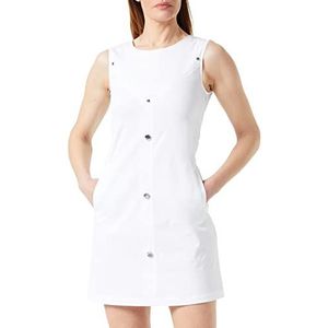 Love Moschino Dames Sheath Jurk, optisch wit, 44, wit (optical white), 44