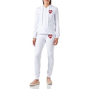 Love Moschino Dames set tracksuit, wit (optical white), 40