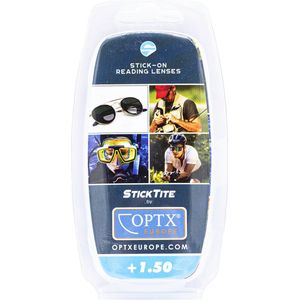 StickTite Press-on Bivocale leeslenzen sterkte +1.50 - Plaklens - Transparant