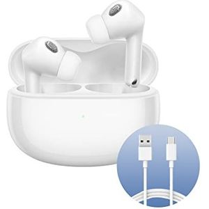 Xiaomi - Buds 3T Pro - Draadloze Oordopjes - Gloss White - Bluetooth 5.2 - Ruisonderdrukking tot 40 dB
