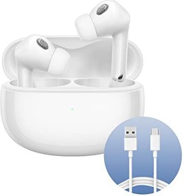 Xiaomi - Buds 3T Pro - Draadloze Oordopjes - Gloss White - Bluetooth 5.2 - Ruisonderdrukking tot 40 dB