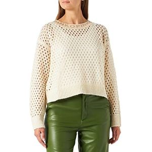 Pinko Orquidea Alp mesh voor dames, Aa3_bic.ivoor/roze, M