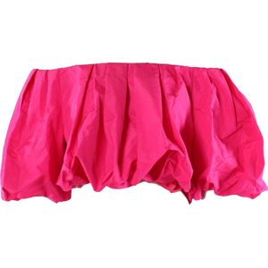 Pinko - Puff Sleeve Crop Top - Fuchsia - Polyester