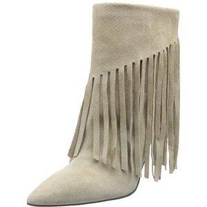 Pinko OLYMPE Suède dameslaarzen, westernlaarzen, C70, lichtbeige, 35 EU, C70 lichtbeige, taupe