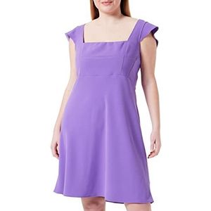 Pinko Liefdevolle jurk crêpe stretch casual dames, Yb1_Paars Lavender, 46 NL