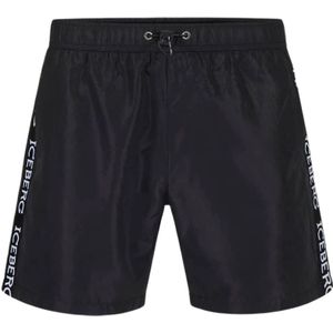 Iceberg - Zwemshort - Zwart - Polyester - Sneldrogende Stof