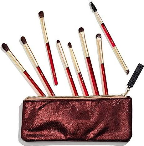 NABLA Cosmetics Ruby - Penselenset voor Oogmake-up - Met Etui