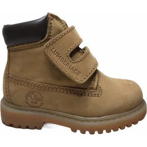 Lumberjack velcro timber bottine Little  geel bruin mt 25