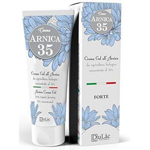 Arnica 35 - Crèmegel met Arnica uit Biologische Landbouw 35%, met Pepermunt en Eucalyptus, Sterke Werking, Ideaal voor het Masseren van de Huid van Spieren en Gewrichten, Made in Italy, 75 ml