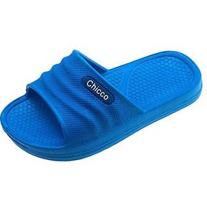 Chicco, Maryn Pantoffels, Strand- en zwembadslippers Uniseks - kinderen en tieners, Blauw, 30