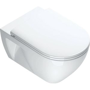 Catalano Sfera Eco Wandcloset Newflush CataGlaze+ 54,5cm Zonder Zitting - Glans Wit - Keramiek - Toiletten - Hangtoiletten - 8055348936896