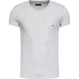 Emporio Armani - T-shirt - Korte Mouwen - Katoen - V-hals - Elastisch