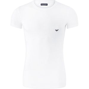 Emporio Armani T-shirt Iconic (1-pack) - heren stretch T-shirt O-neck - wit