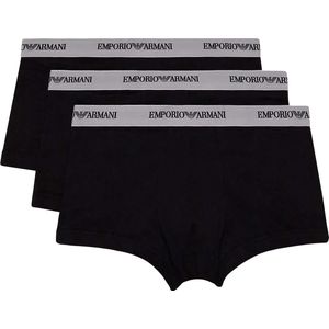 Emporio Armani - 111357-CC717 Boxershorts - 3 Eenheden - Zwart - Katoen