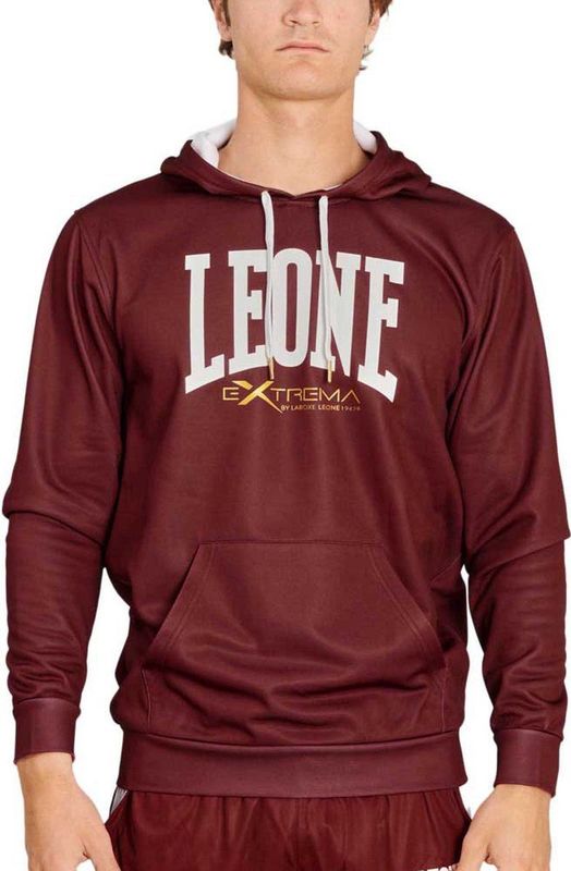 LEONE1947 - Logo Hoodie - Zwart - Katoen